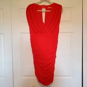 Alice & Olivia Vibrant Cap Sleeve Dress